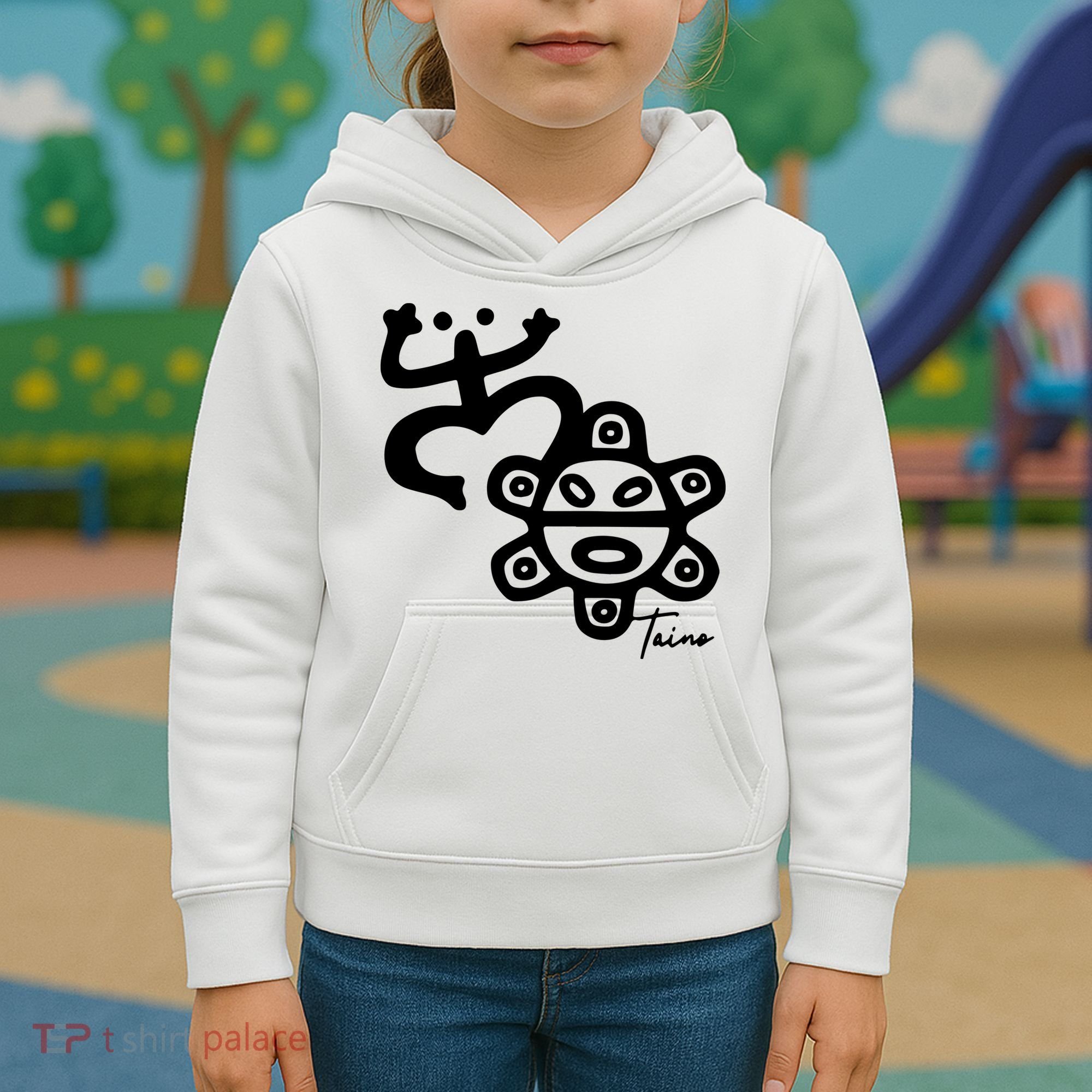 Puerto Rico Taino Coqui Frog Kids Hoodie