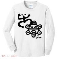 Puerto Rico Taino Coqui Frog Kids Long Sleeve Shirt thumb 0