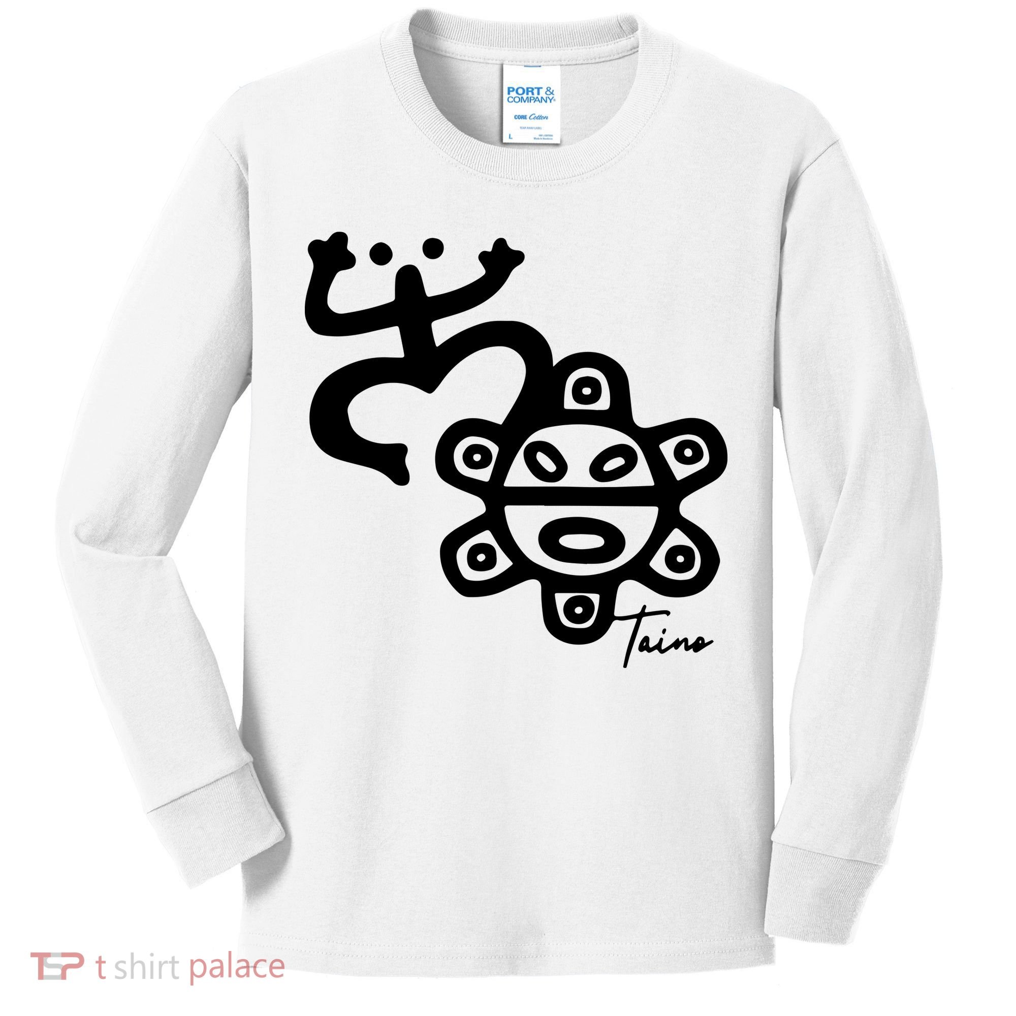 Puerto Rico Taino Coqui Frog Kids Long Sleeve Shirt