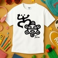 Puerto Rico Taino Coqui Frog Kids T-Shirt thumb 3