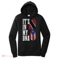 Puerto Rico Trinidad Tobago Its In My Dna Pride Puerto Rican Cool Gift Women's Hoodie thumb 0