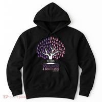 Pink Ribbon TreeBreast Cancer & Domestic Violence Awareness Hoodie thumb 0