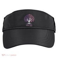 Pink Ribbon TreeBreast Cancer & Domestic Violence Awareness Adult Drive Performance Visor thumb 0