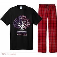 Pink Ribbon TreeBreast Cancer & Domestic Violence Awareness Pajama Set thumb 0