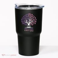 Pink Ribbon TreeBreast Cancer & Domestic Violence Awareness Tumbler thumb 0
