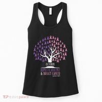 Pink Ribbon TreeBreast Cancer & Domestic Violence Awareness Women's Tank Top thumb 0