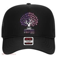 Pink Ribbon TreeBreast Cancer & Domestic Violence Awareness Hat thumb 0