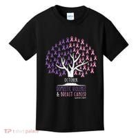 Pink Ribbon TreeBreast Cancer & Domestic Violence Awareness Kids T-Shirt thumb 0