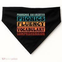 Phonemic Reading Teacher Science of Reading Phonics USA-Made Doggie Bandana thumb 0