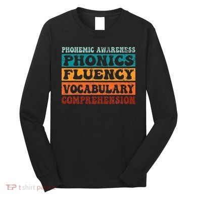 Phonemic Reading Teacher Science of Reading Phonics Long Sleeve Shirt