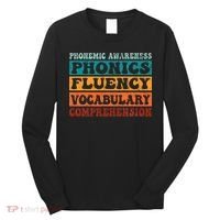 Phonemic Reading Teacher Science of Reading Phonics Long Sleeve Shirt thumb 0