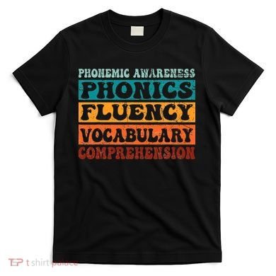 Phonemic Reading Teacher Science of Reading Phonics T-Shirt