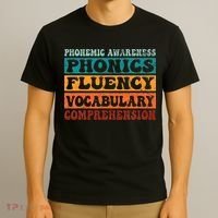 Phonemic Reading Teacher Science of Reading Phonics T-Shirt thumb 3