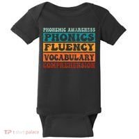 Phonemic Reading Teacher Science of Reading Phonics Baby Bodysuit thumb 0