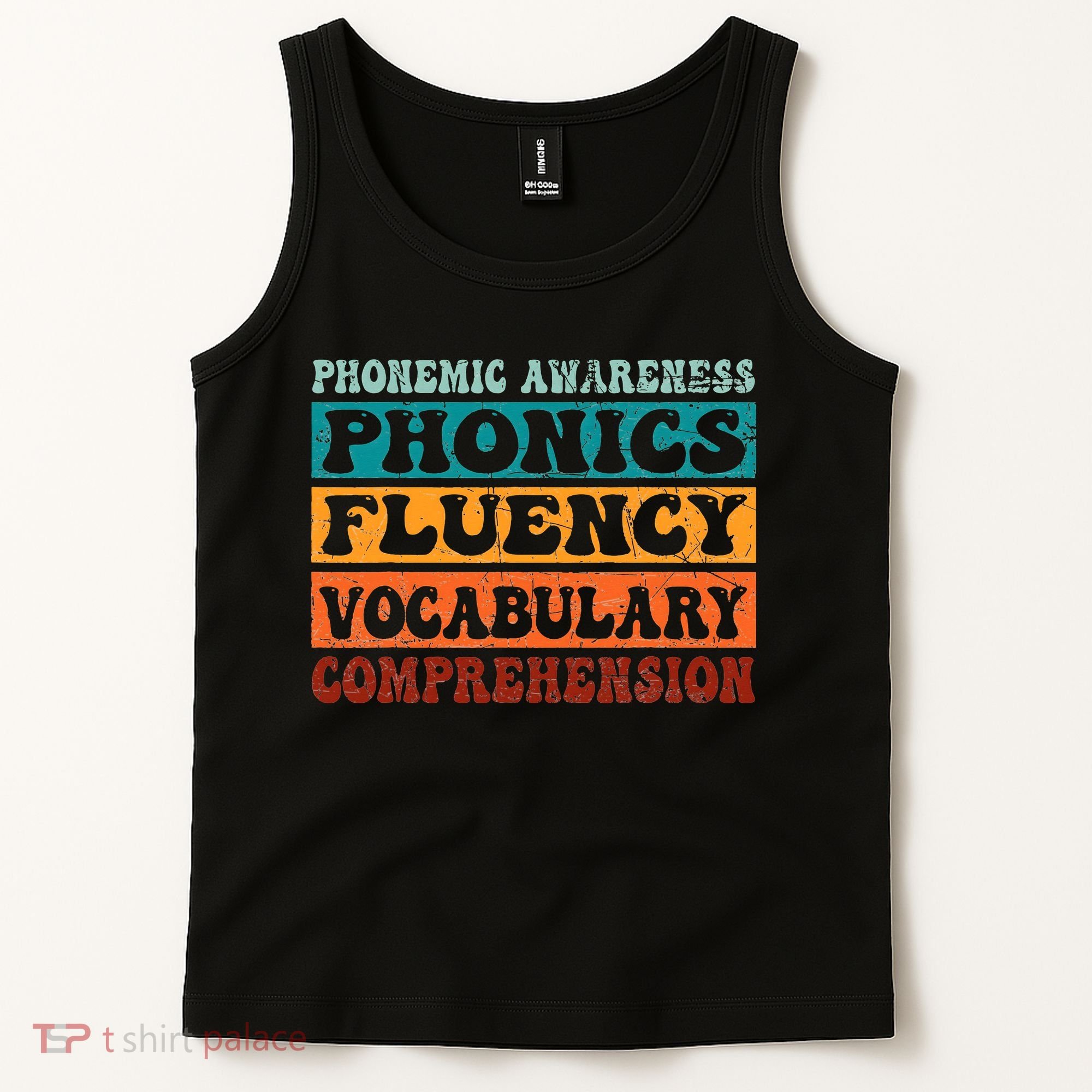 Phonemic Reading Teacher Science of Reading Phonics Tank Top