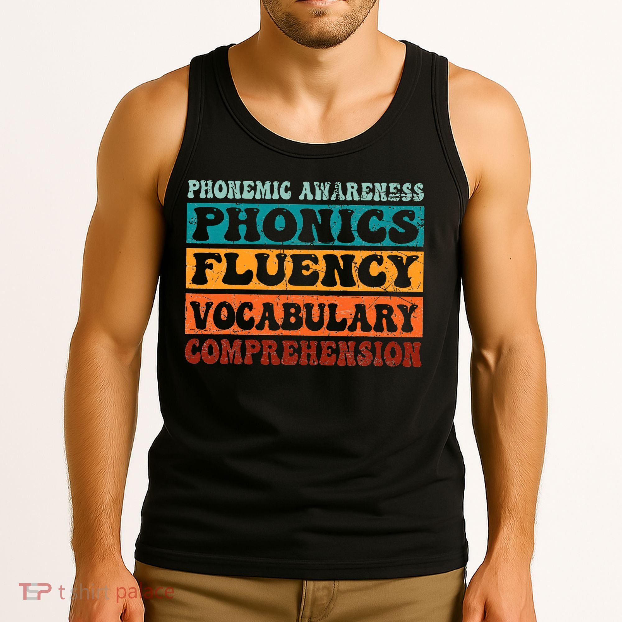 Phonemic Reading Teacher Science of Reading Phonics Tank Top
