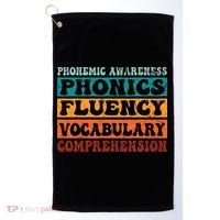 Phonemic Reading Teacher Science of Reading Phonics Golf Towel thumb 0