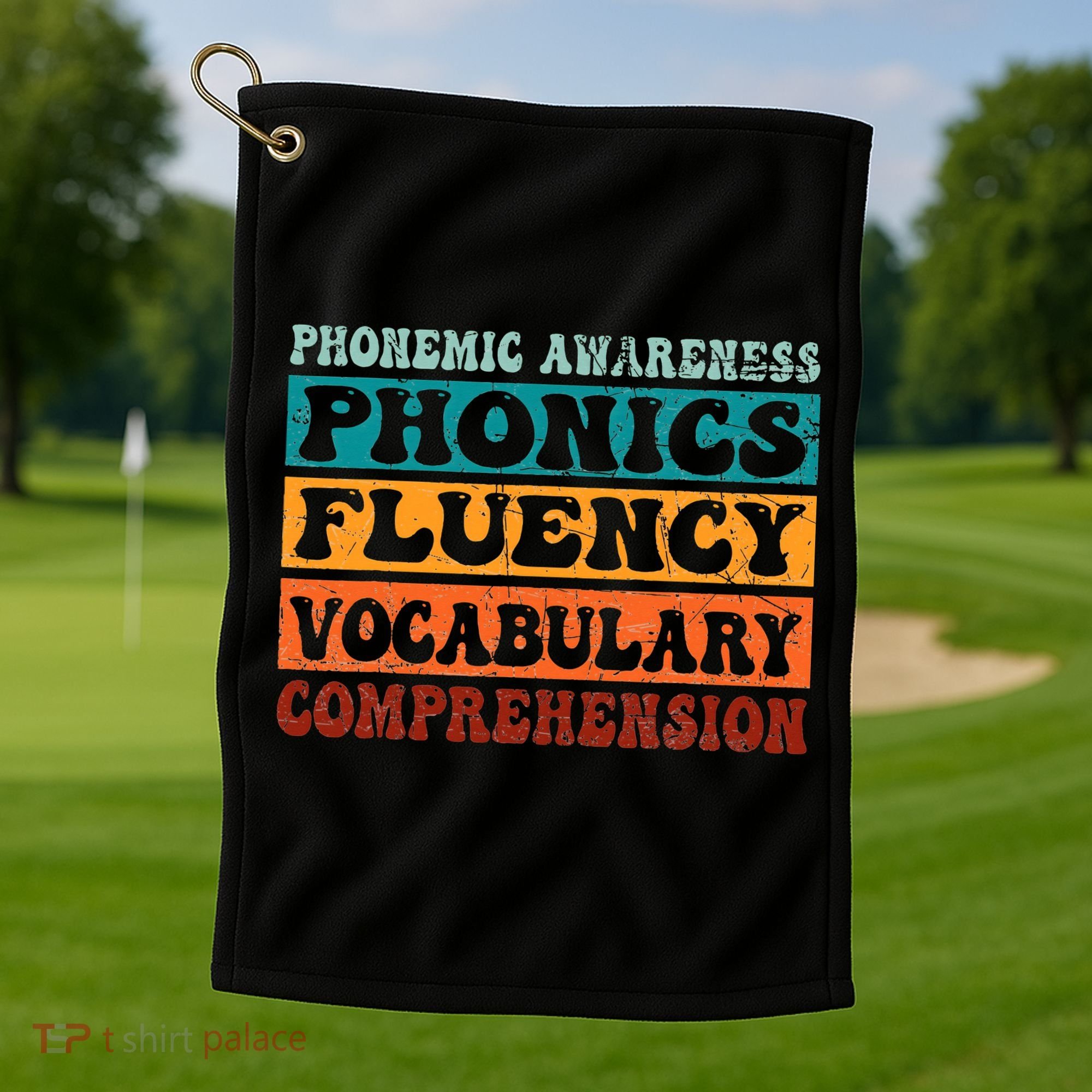 Phonemic Reading Teacher Science of Reading Phonics Golf Towel
