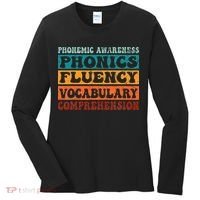 Phonemic Reading Teacher Science of Reading Phonics Women's Long Sleeve Shirt thumb 0