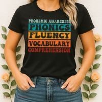 Phonemic Reading Teacher Science of Reading Phonics Women's T-Shirt thumb 2