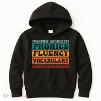 Phonemic Reading Teacher Science of Reading Phonics Kids Hoodie thumb 0