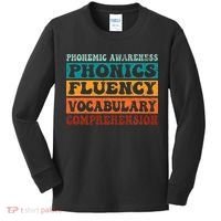 Phonemic Reading Teacher Science of Reading Phonics Kids Long Sleeve Shirt thumb 0