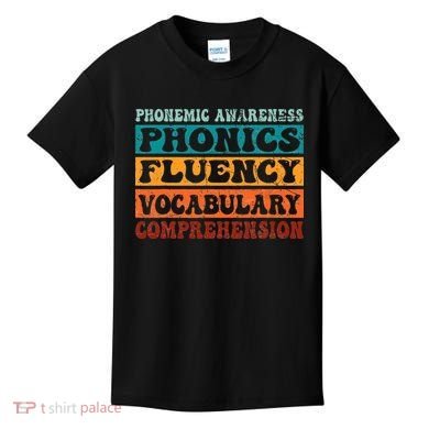Phonemic Reading Teacher Science of Reading Phonics Kids T-Shirt