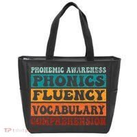 Phonemic Reading Teacher Science of Reading Phonics Tote Bag thumb 0