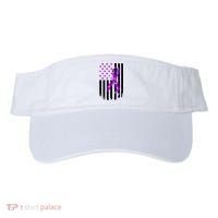 Purple Ribbon US Flag Epileptic Epilepsy Awareness Month Visor thumb 0