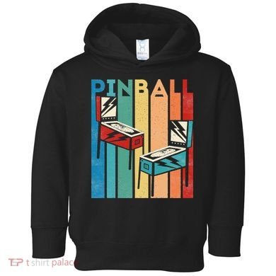 Pinball Retro Vintage Multiball Pinball Machine Arcade Game Toddler Hoodie