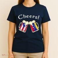 Puerto Rico Venezuela Flag Cheers Beer Grown Patriot Country Tank Top T-Shirt thumb 4