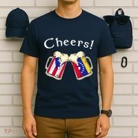 Puerto Rico Venezuela Flag Cheers Beer Grown Patriot Country Tank Top T-Shirt thumb 6