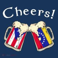 Puerto Rico Venezuela Flag Cheers Beer Grown Patriot Country Tank Top Women's Tank Top thumb 5