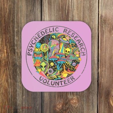 Psychedelic Research Volunteer Coaster