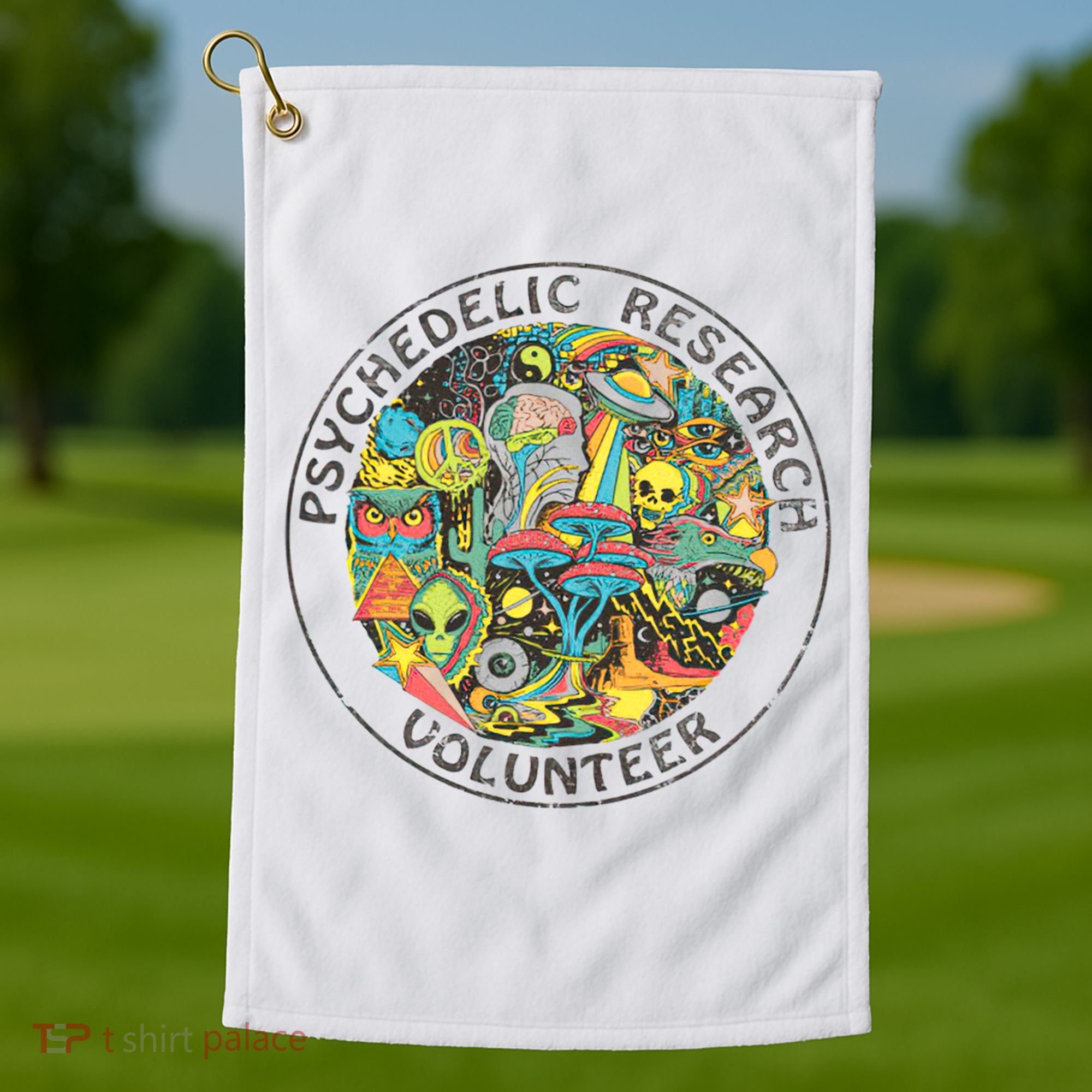 Psychedelic Research Volunteer Golf Towel
