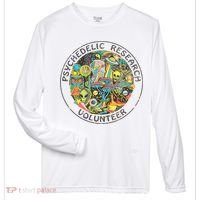 Psychedelic Research Volunteer Zone Performance Long-Sleeve T-Shirt thumb 0
