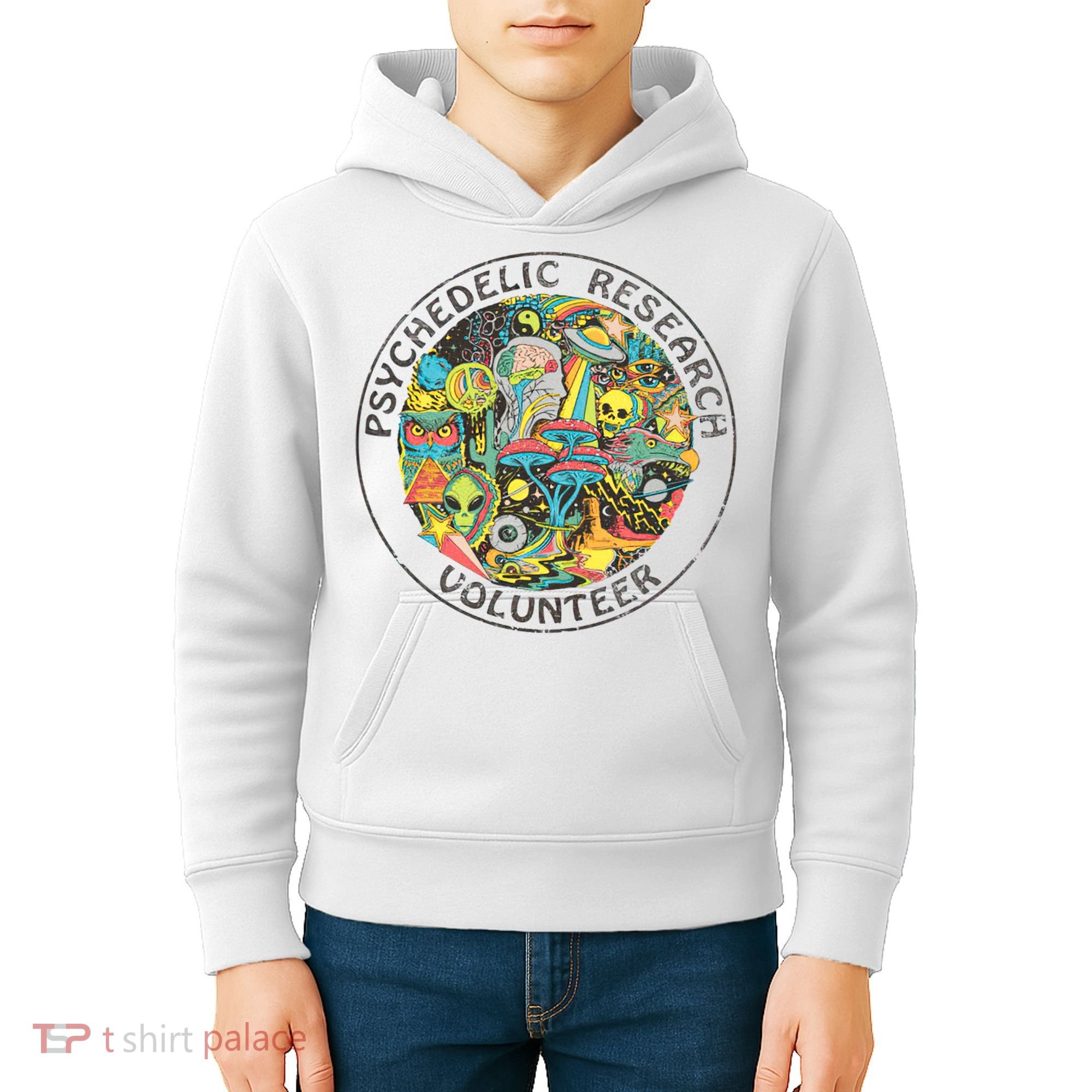 Psychedelic Research Volunteer Kids Hoodie