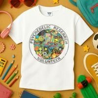Psychedelic Research Volunteer Kids T-Shirt thumb 3