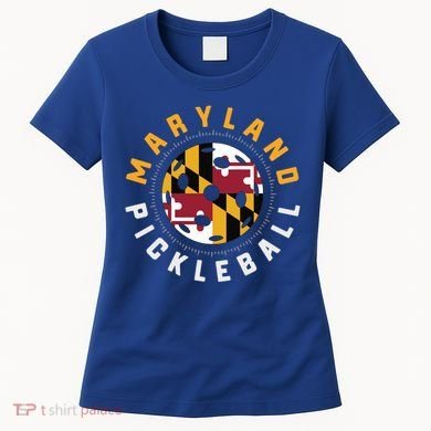 Pickleball Retro Vintage Design Maryland Edition Gift Women's T-Shirt