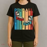 Pinball Retro Vintage Multiball Pinball Machine T-Shirt thumb 4