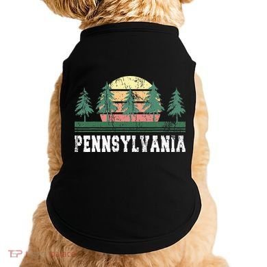Pennsylvania Retro Vintage Doggie Tank