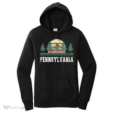 Pennsylvania Retro Vintage Women's Hoodie