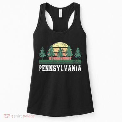Pennsylvania Retro Vintage Women's Tank Top