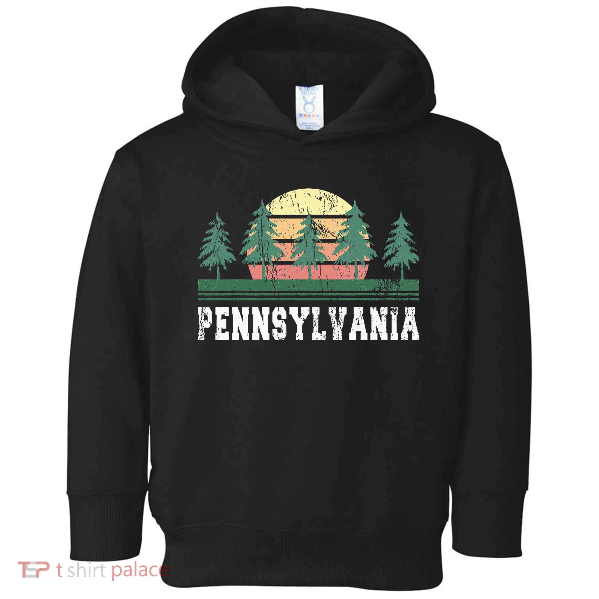 Pennsylvania Retro Vintage Toddler Hoodie