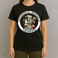 Psychedelic Research Volunteer Skeleton Rabbit Mushroom T-Shirt thumb 4