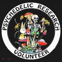 Psychedelic Research Volunteer Skeleton Rabbit Mushroom Backpack thumb 2