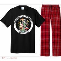 Psychedelic Research Volunteer Skeleton Rabbit Mushroom Pajama Set thumb 0