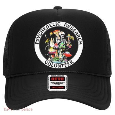 Psychedelic Research Volunteer Skeleton Rabbit Mushroom Hat
