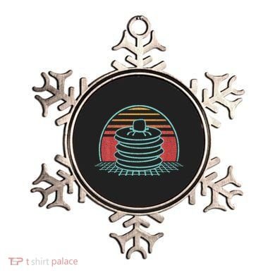 Pancakes Retro Vintage 80s Style Gift Ornament