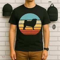 Pug Retro Vintage 60s 70s Sunset Dog Lovers  T-Shirt thumb 6